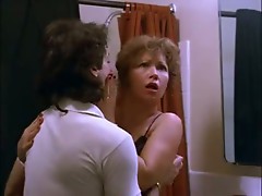Mature woman forced in bathroom